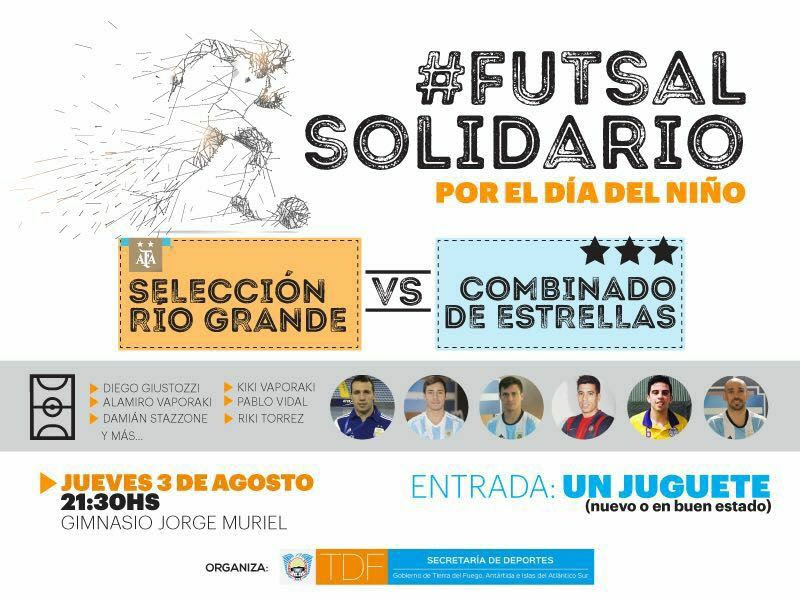 Futsal Solidario por el “Día del Niño”