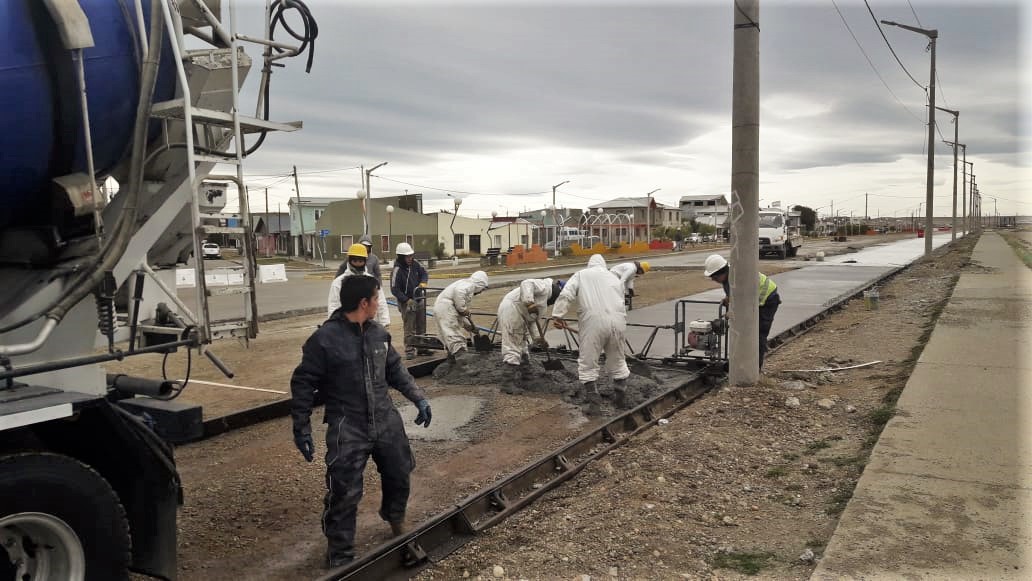 El municipio avanza con la pavimentación de la calle Pacheco