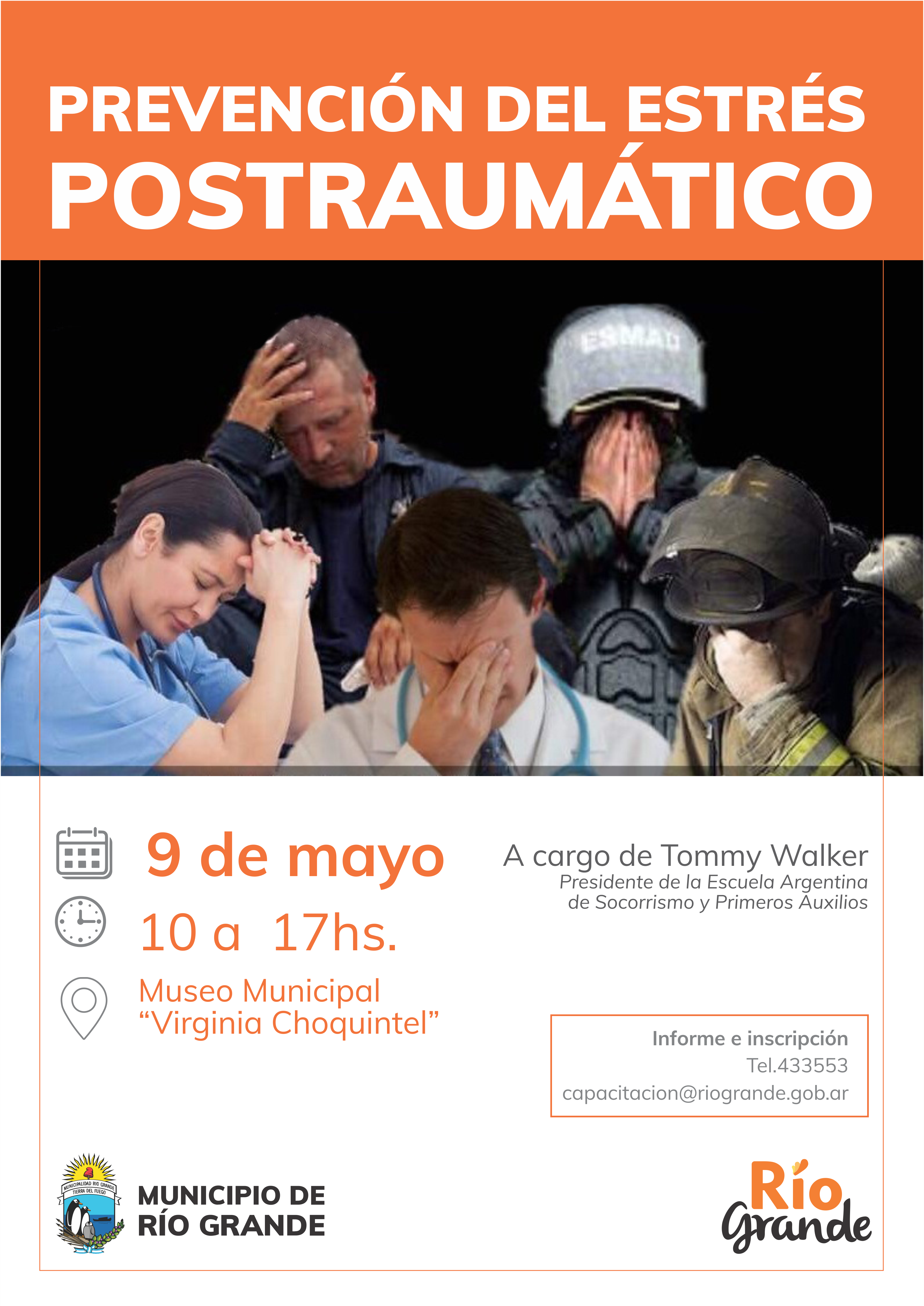Se dictará una capacitación sobre prevención del Estrés Postraumático