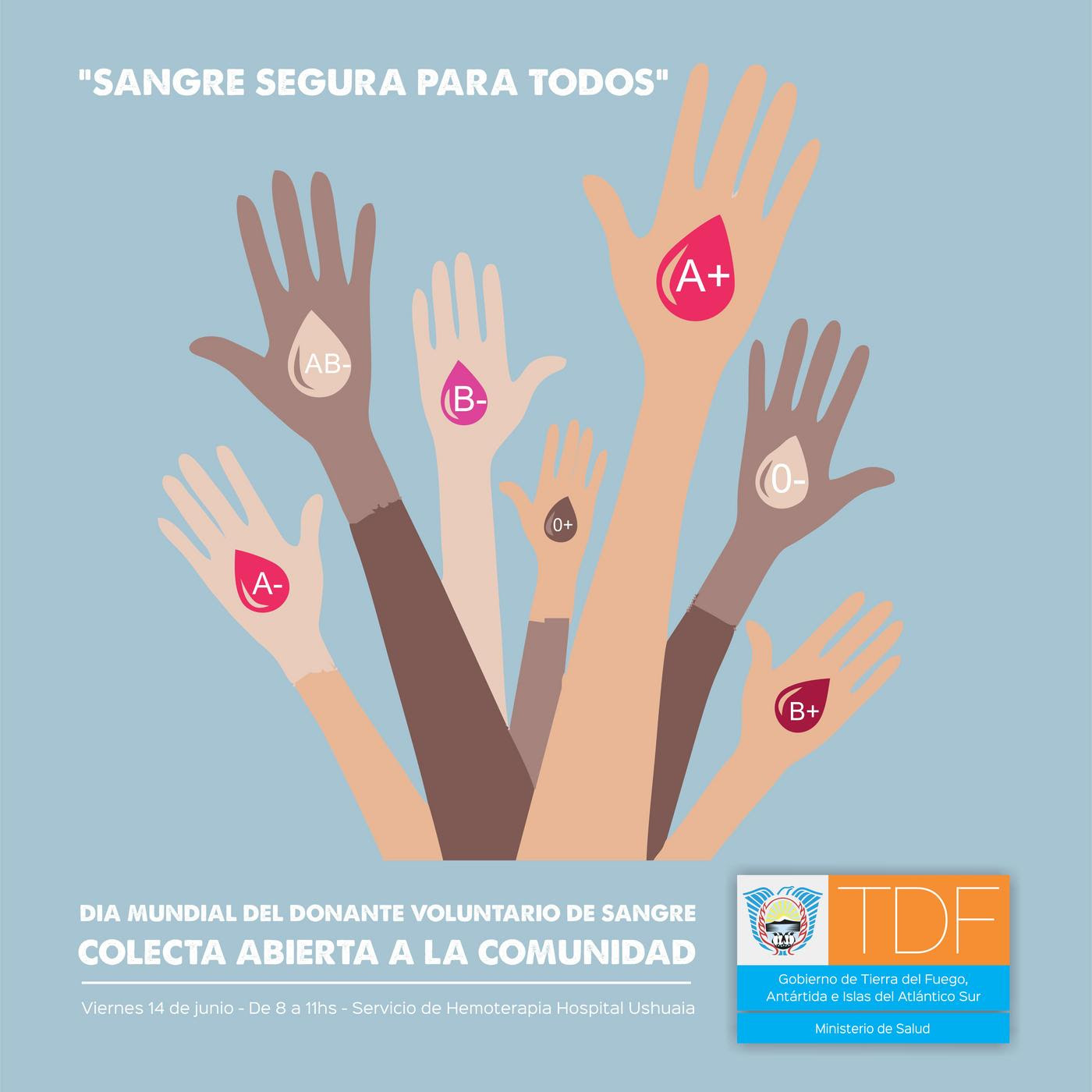 Colecta especial por el día mundial del donante de sangre
