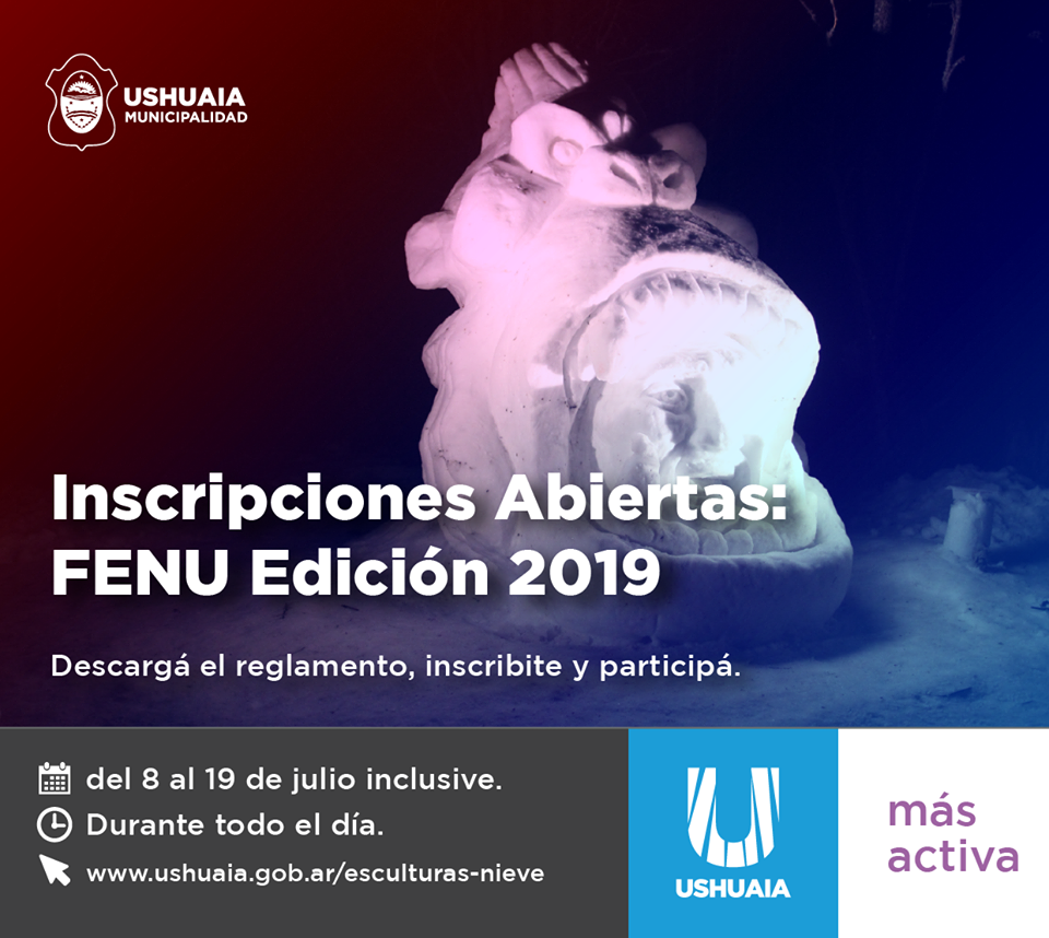 Comienza el Festival de Esculturas en Nieve Ushuaia