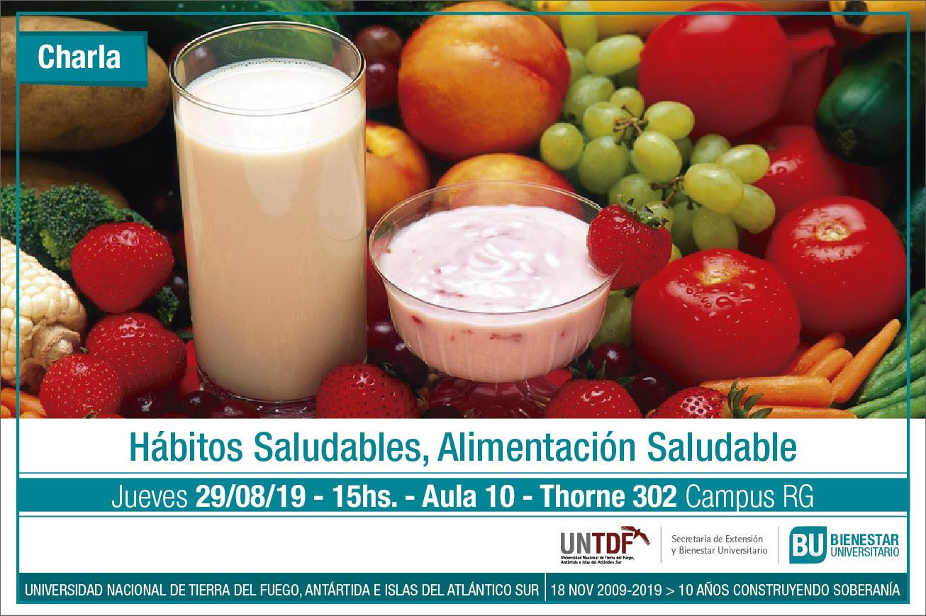 Almentación saludable: Charla en la UNTDF en Río Grande