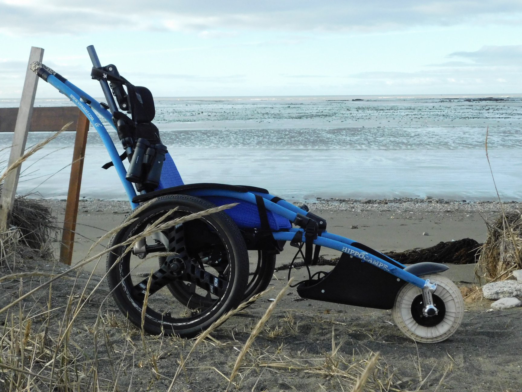 El CIRCA fue equipado con una silla de ruedas especial para personas con movilidad reducida