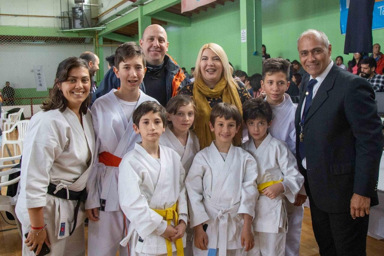 Bertone participó del cierre del torneo nacional de Karate Kodokan
