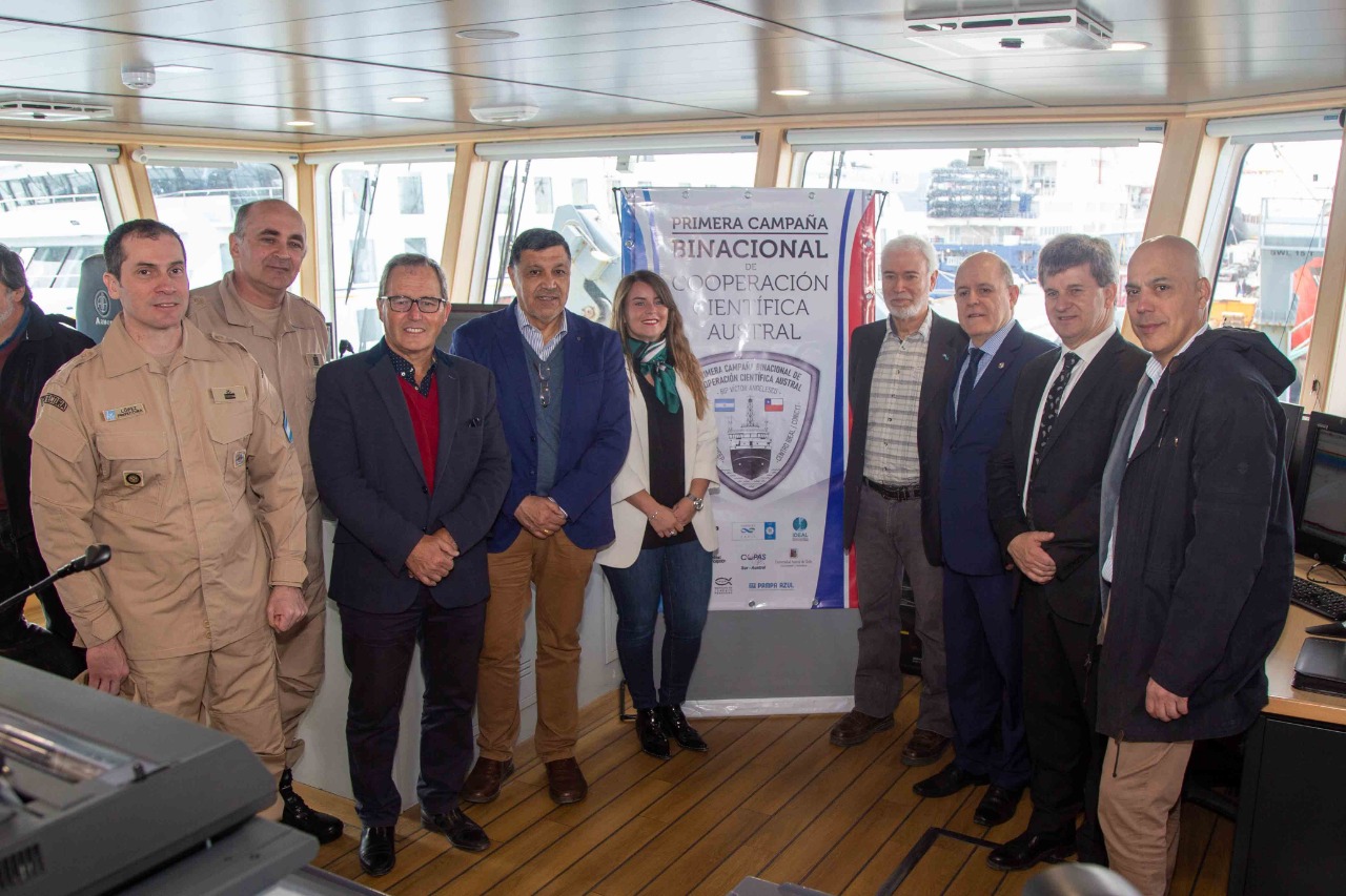 La municipalidad de Ushuaia Visitó el buque científico que estudia las aguas del Beagle