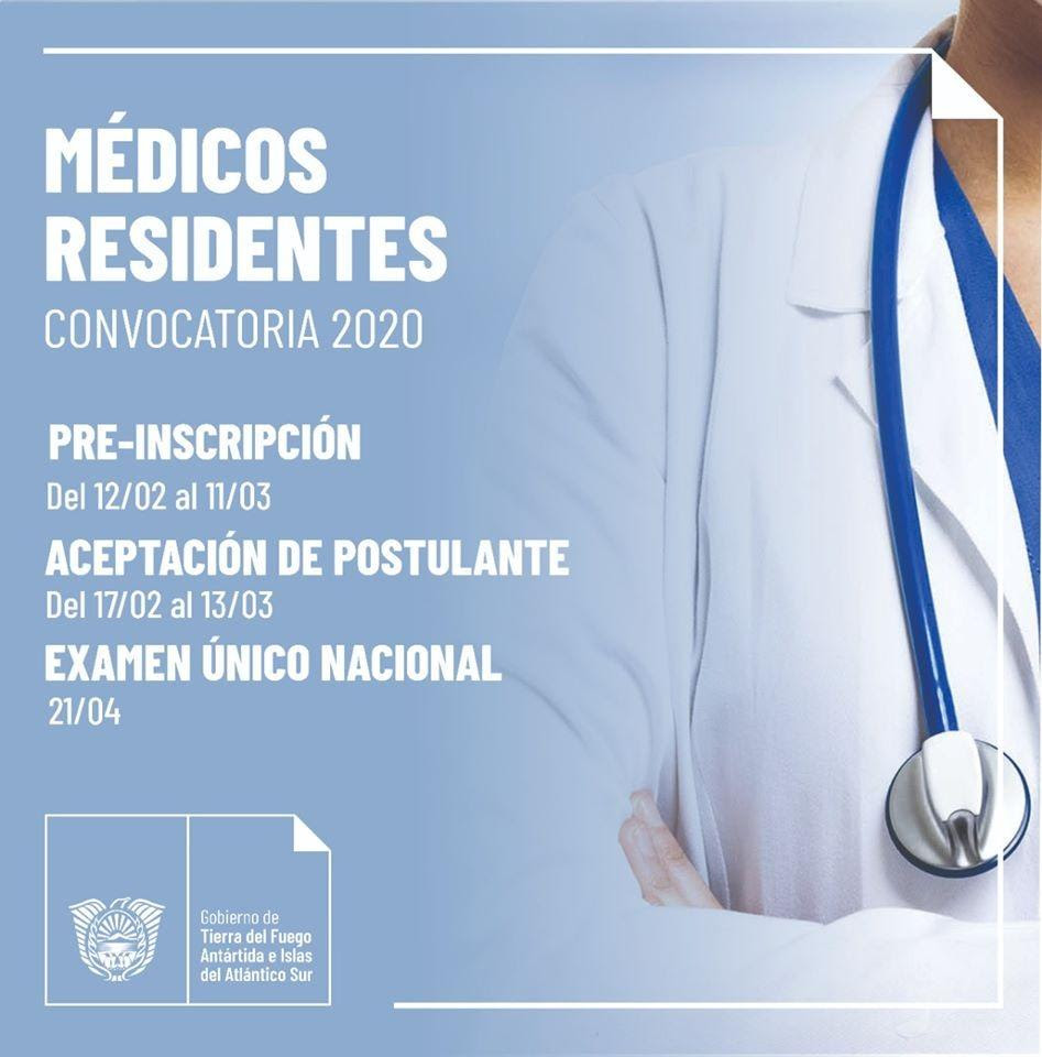 Lanzan convocatoria para médicos residentes