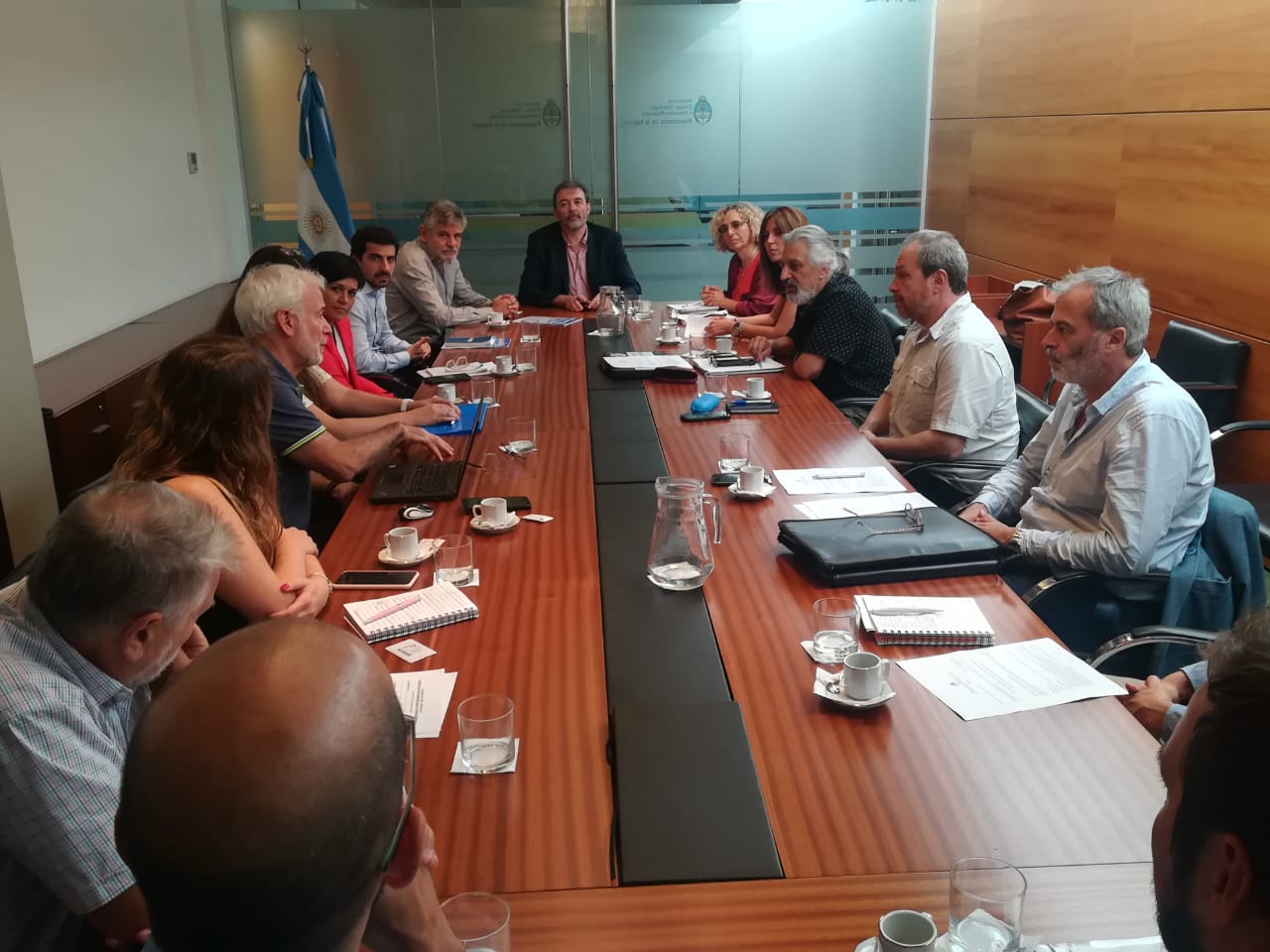 Reunión en Nación para el desarrollo del territorio fueguino