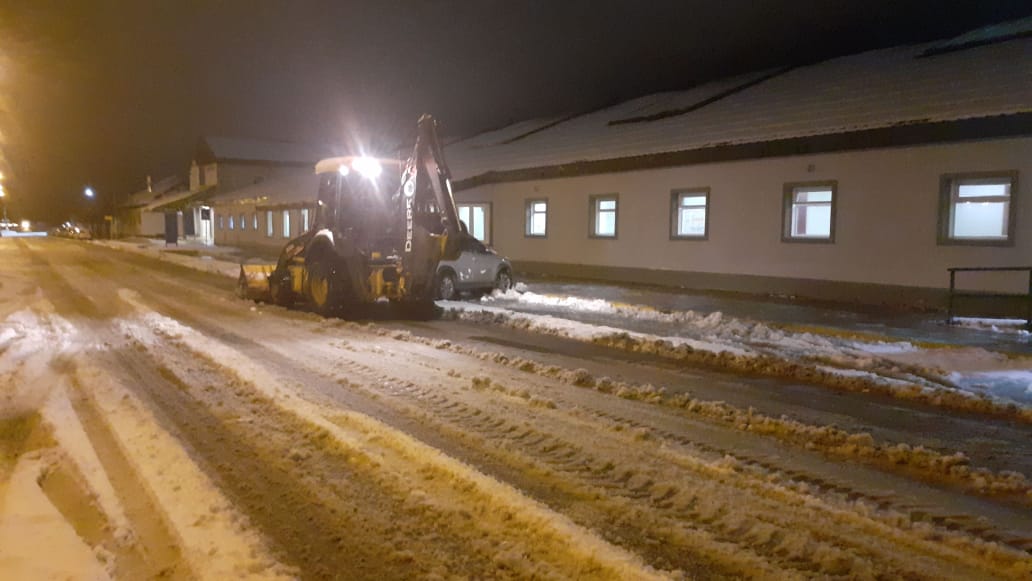 Desde la madrugada se trabaja en el circuito prioritario de la ciudad