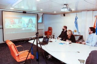 El Gobernador Melella destacó el trabajo conjunto de las fuerzas federales y provinciales durante la pandemia