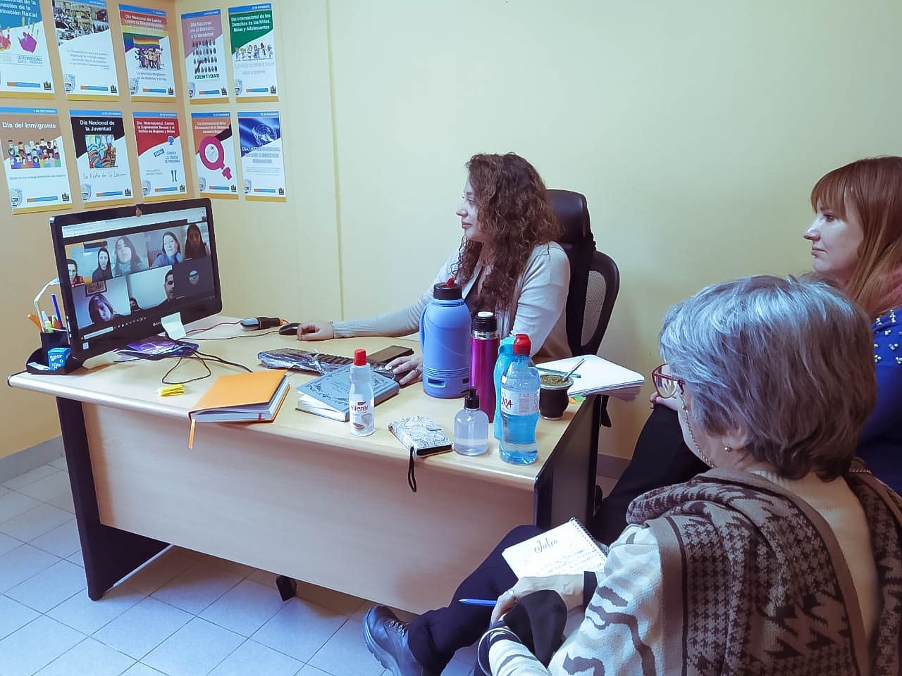 Funcionario de justicia y Derechos Humanos se capacitaron en derecho indígena