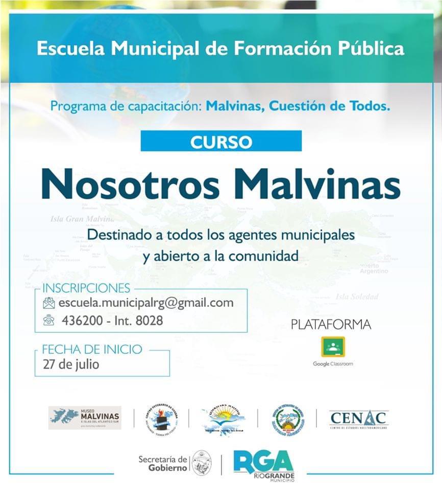 El Municipio impulsa el curso virtual “Nosotros Malvinas”