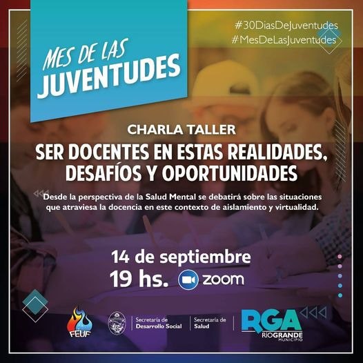 Con gran convocatoria, continúa el ciclo de «jóvenes docentes»
