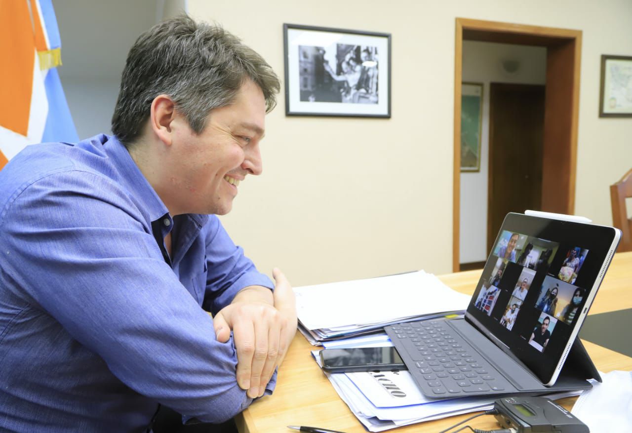 Martín Perez encabezó la primera entrega de equipamiento a «Mujeres Emprendedoras»