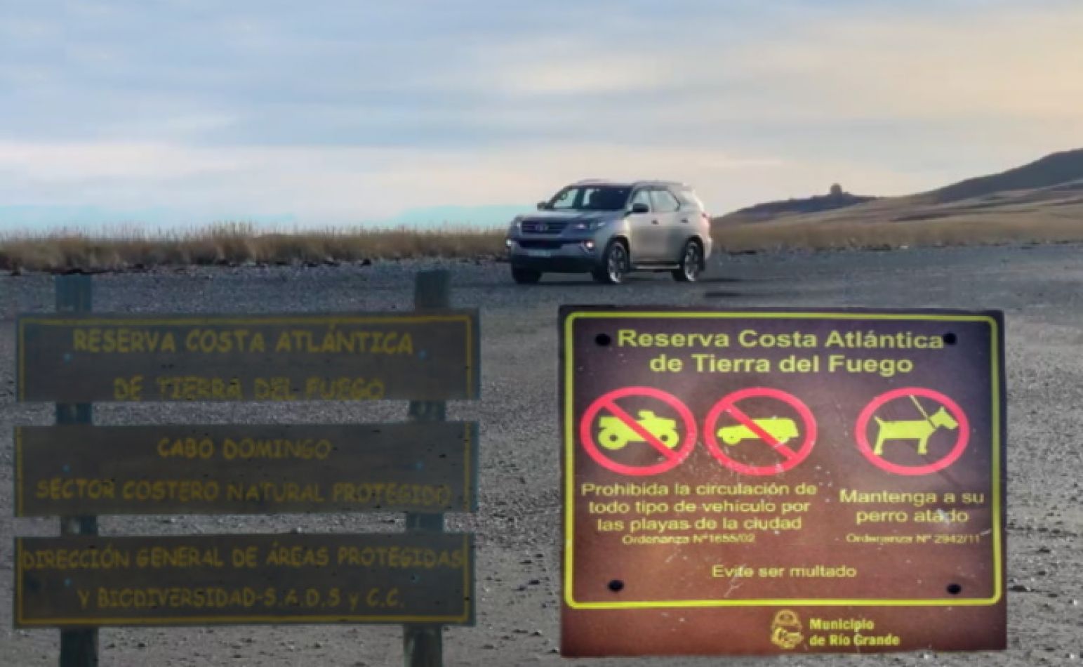 Se recuerda la prohibición de transitar con vehículos motorizados por las playas