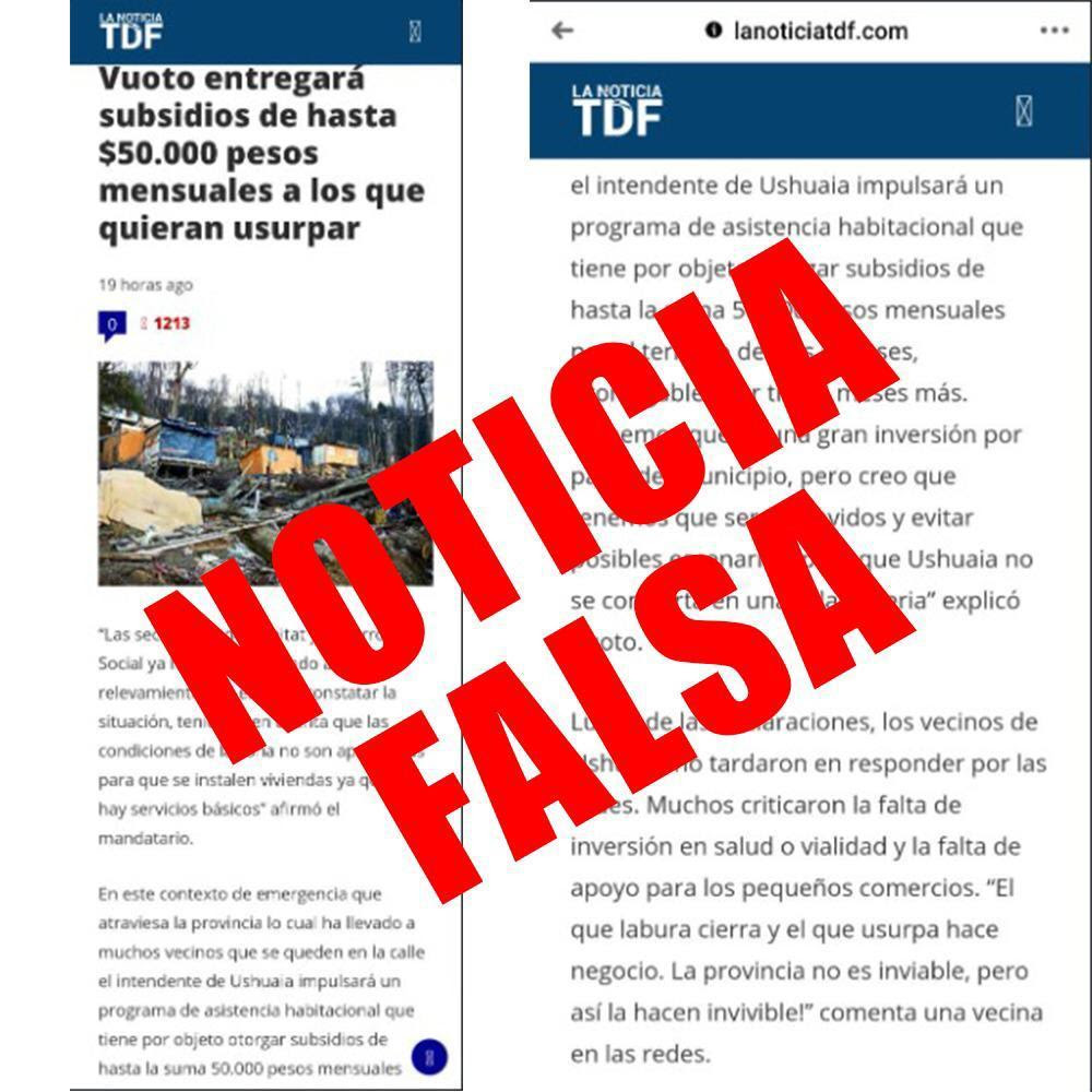 El Municipio de Ushuaia denunció a miembro del MOPOF por el delito de incentivar las usurpaciones