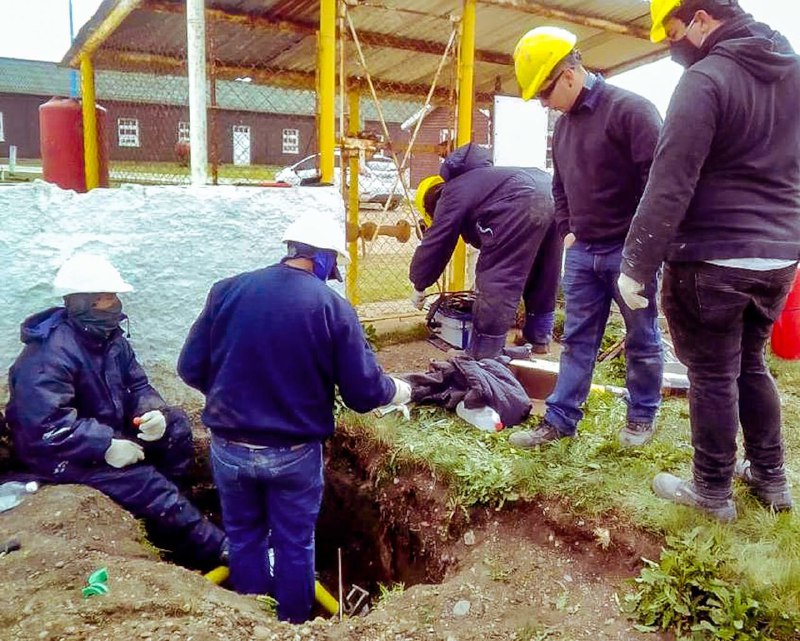 Restituyen Suministro de gas al Batallón  de Infantería N° 5 de Río Grande