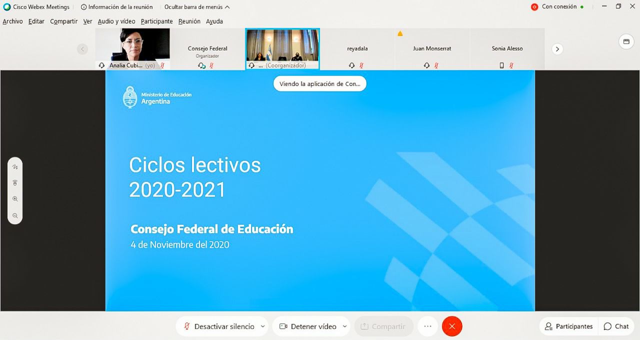 La Provincia participó de una nueva asamblea del Consejo Federal de Educación