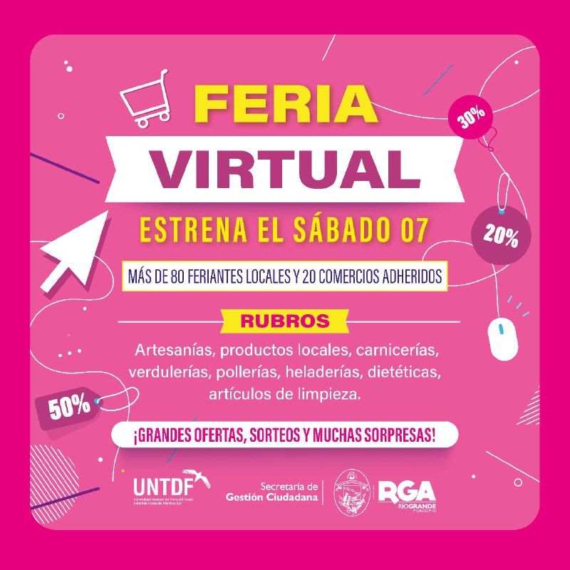 Ya está en funcionamiento la primera ‘Feria Virtual’ de Río Grande