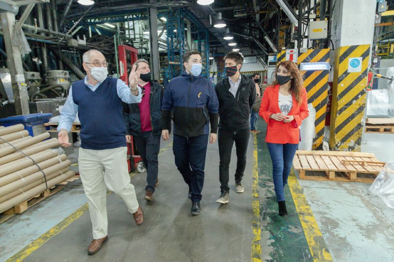 Funcionarios municipales recorrieron la planta de Río Chico
