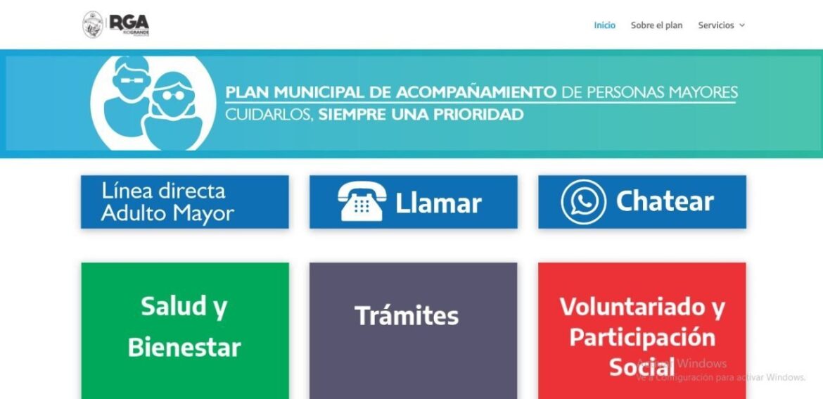 Canales de asistencia para adultos mayores