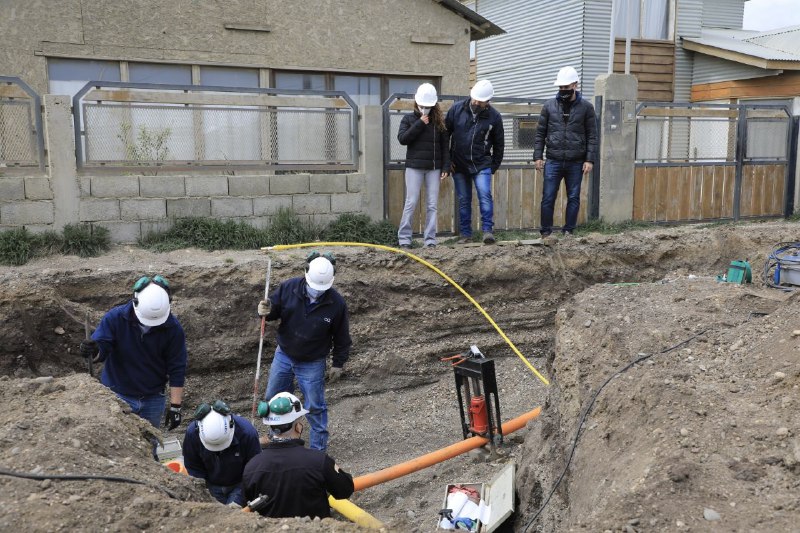 Finalizó la conexión de troncales de gas en los Barrios Betel y Fuerza Unida