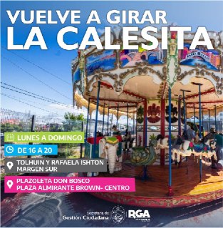 LAS CALESITAS VUELVEN A GIRAR EN RÍO GRANDE