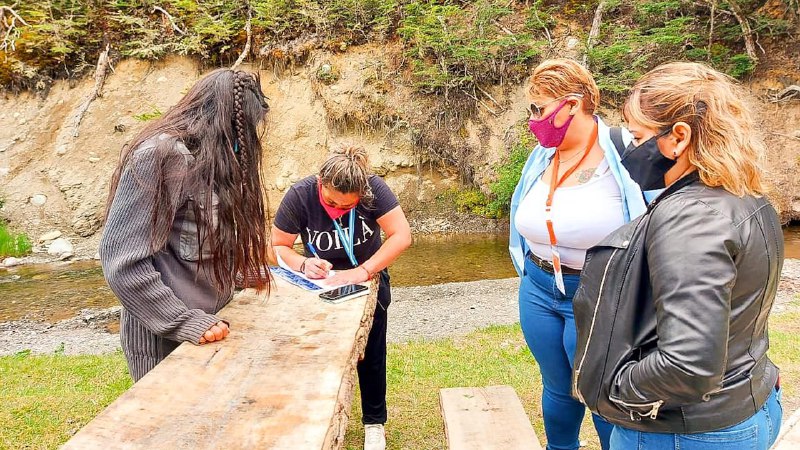 INTENSO TRABAJO DE CONCIENTIZACIÓN Y CONTROL EN LAS ZONAS DE CAMPING EN EL CORAZÓN DE LA ISLA