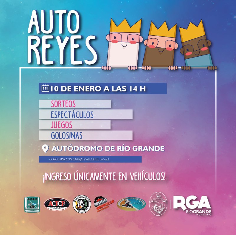 ESTE DOMINGO LLEGAN LOS REYES MAGOS AL AUTÓDROMO