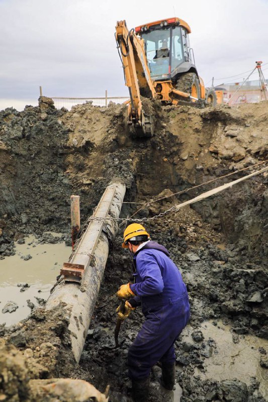 EL MUNICIPIO COMENZÓ LA OBRA QUE MEJORARÁ LA PRESIÓN DE AGUA EN MARGEN SUR