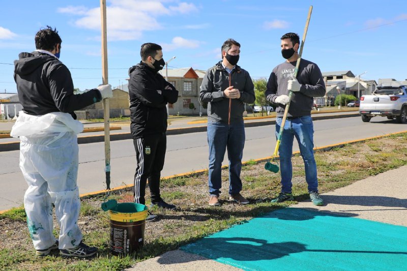 TRABAJOS DE REACONDICIONAMIENTO URBANO CONTINÚAN REALIZÁNDOSE EN RÍO GRANDE