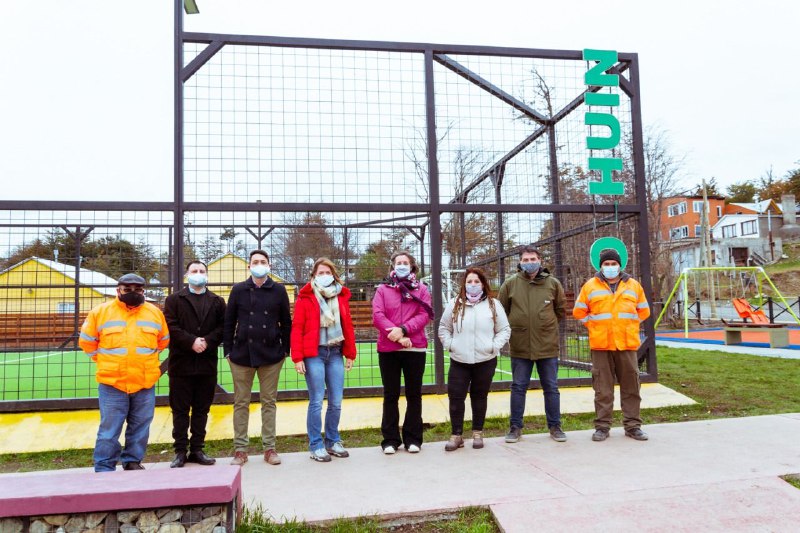 Castillo y funcionarias Nacionales recorrieron distintos espacios de la provincia donde se ejecutarán obras