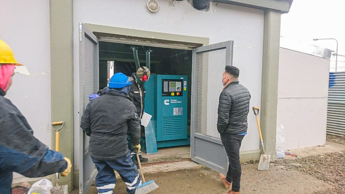Puesta en marcha del nuevo grupo electrógeno en el Hospital Regional Río Grande