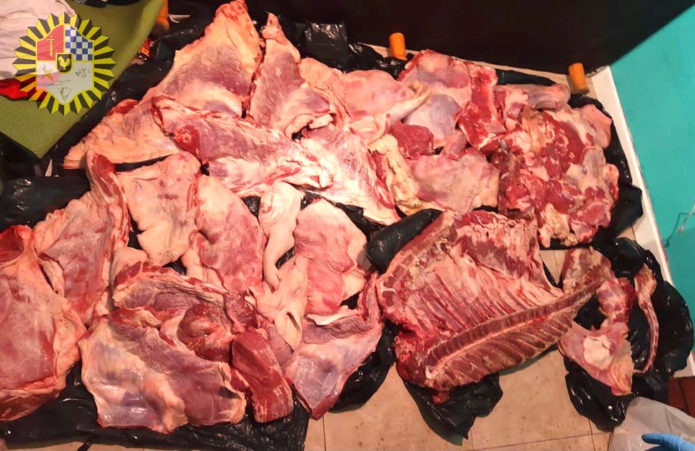 Solo para hacer daño: Encontraron la carne robada, estaba en mal estado