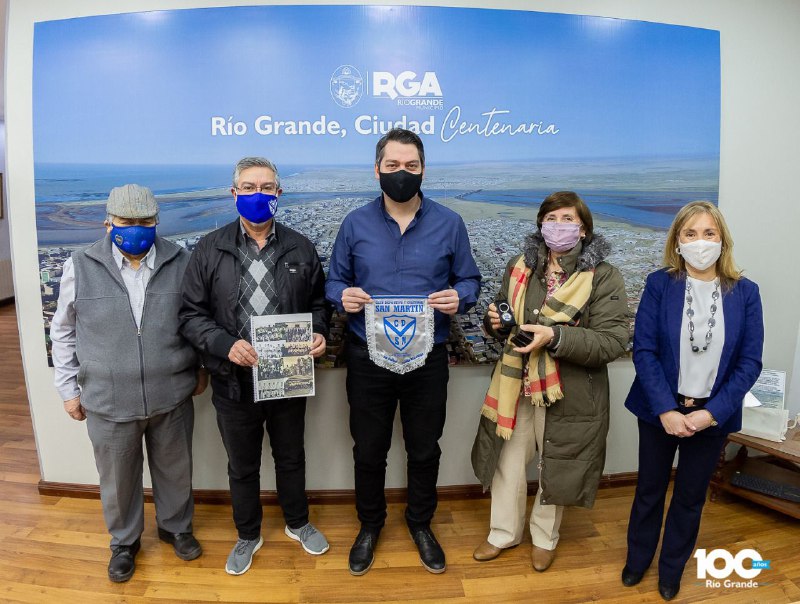 El Intendente recibió a la comisión directiva del Club San Martin