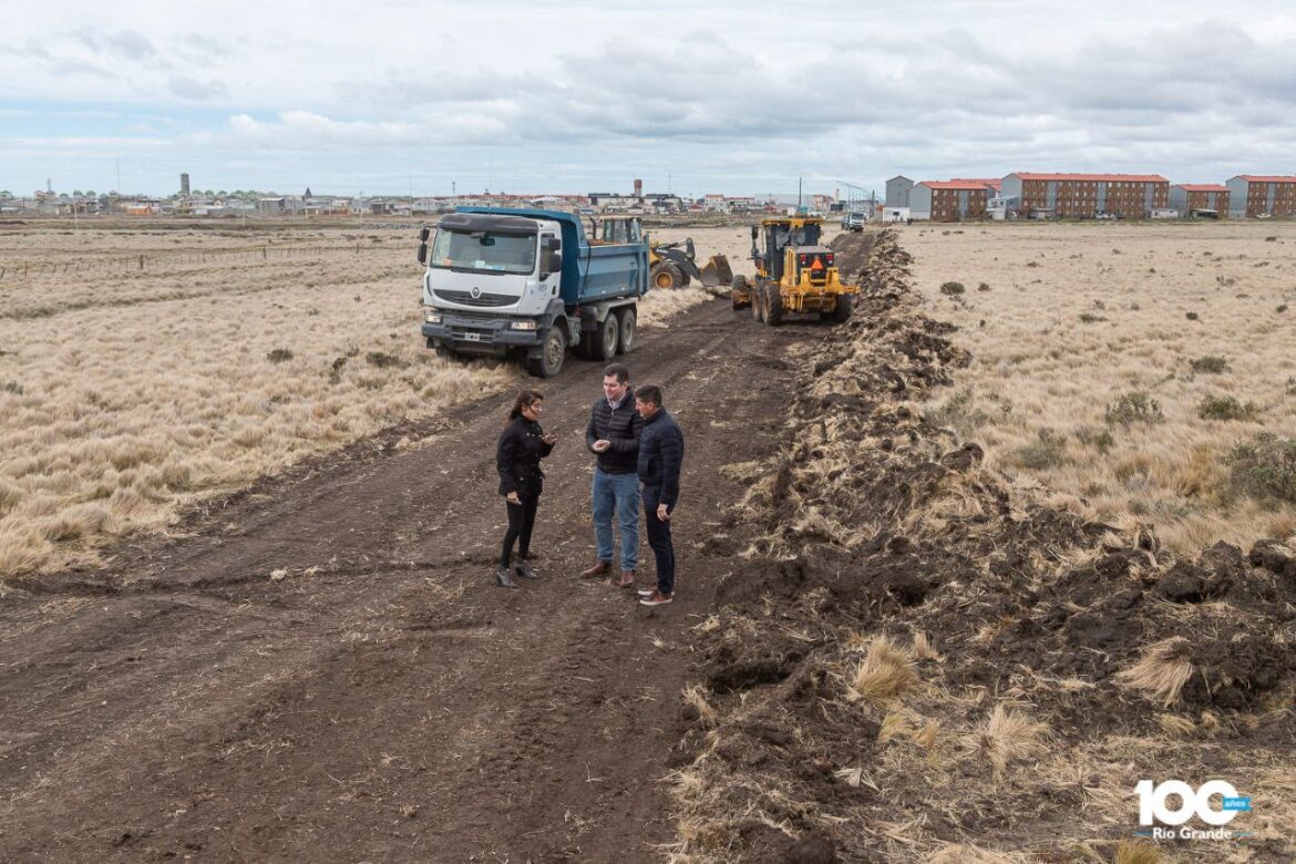Río Grande crece hacia el norte: 1000 mts. de extensión de la Av. San Martín