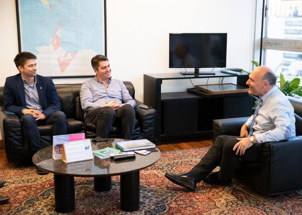 El Intendente mantuvo un encuentro con el nuevo secretario de Malvinas, Antártida y Atlántico Sur