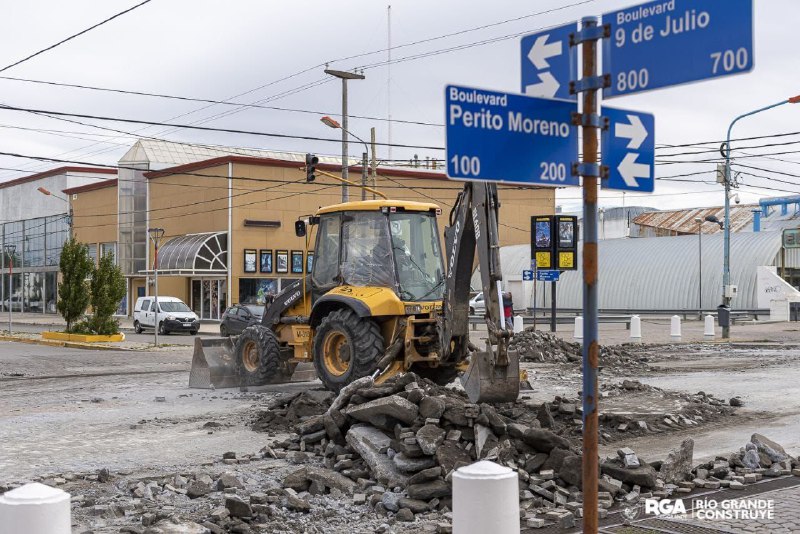 Intervenciones en la Avenida Perito Moreno y 9 de julio