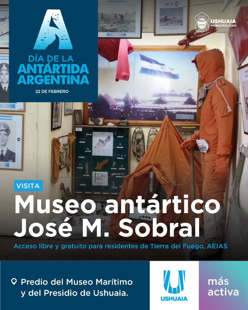 ‘Semana de la Antártida’ en Ushuaia: entrada libre y gratuita al museo