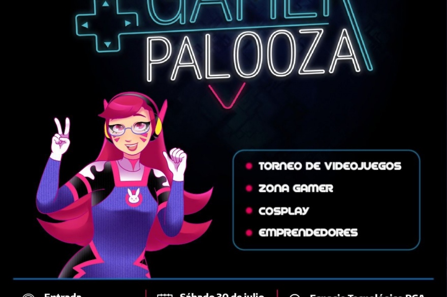 Este fin de semana se realiza el Gamer Palooza en el Espacio Tecnológico