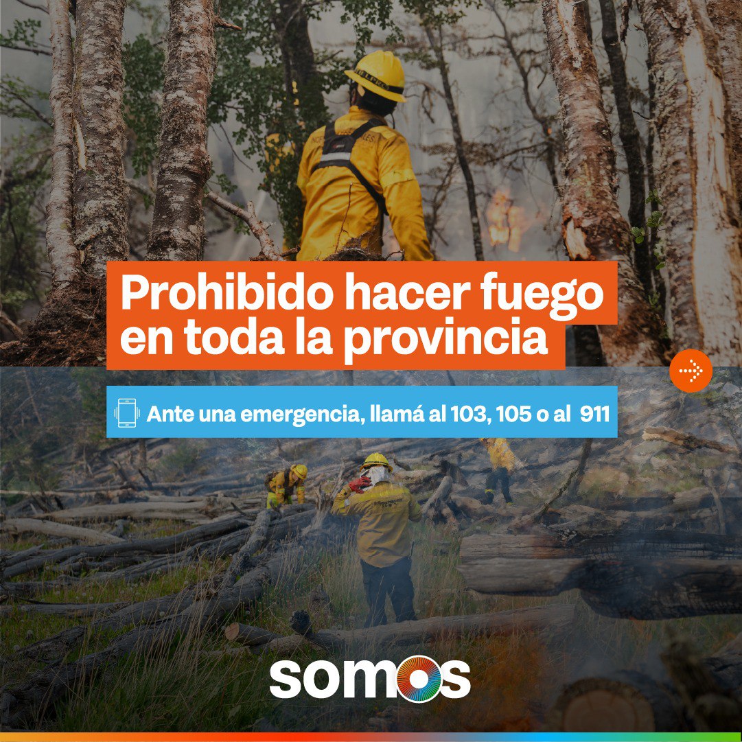 Estado de situación de los incendios en la provincia