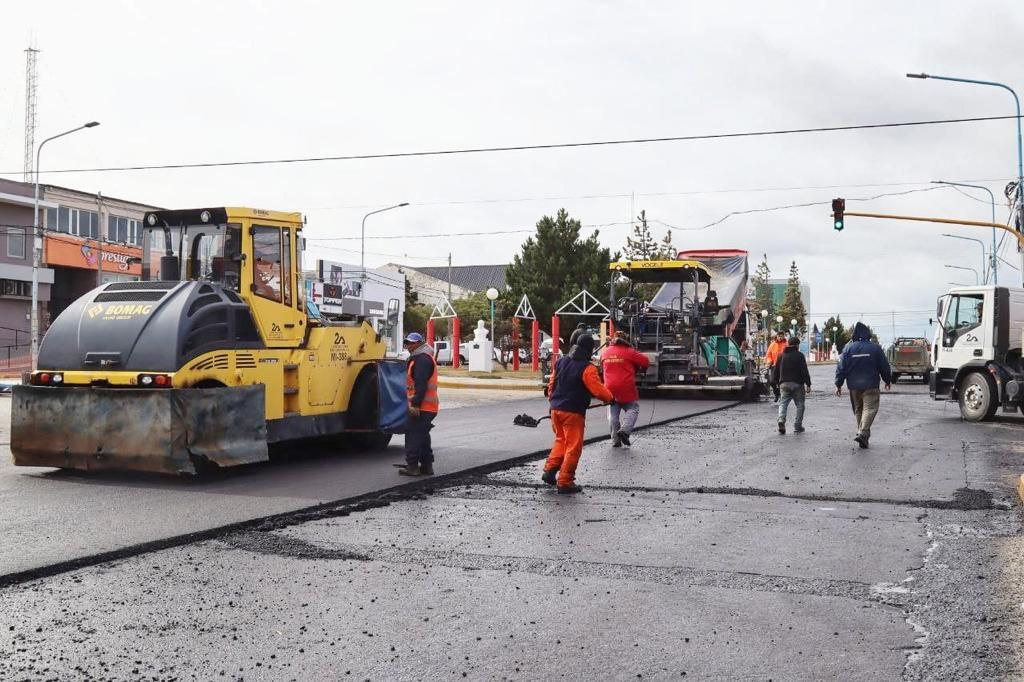 Avanza la modernización vial de la Av. San Martín