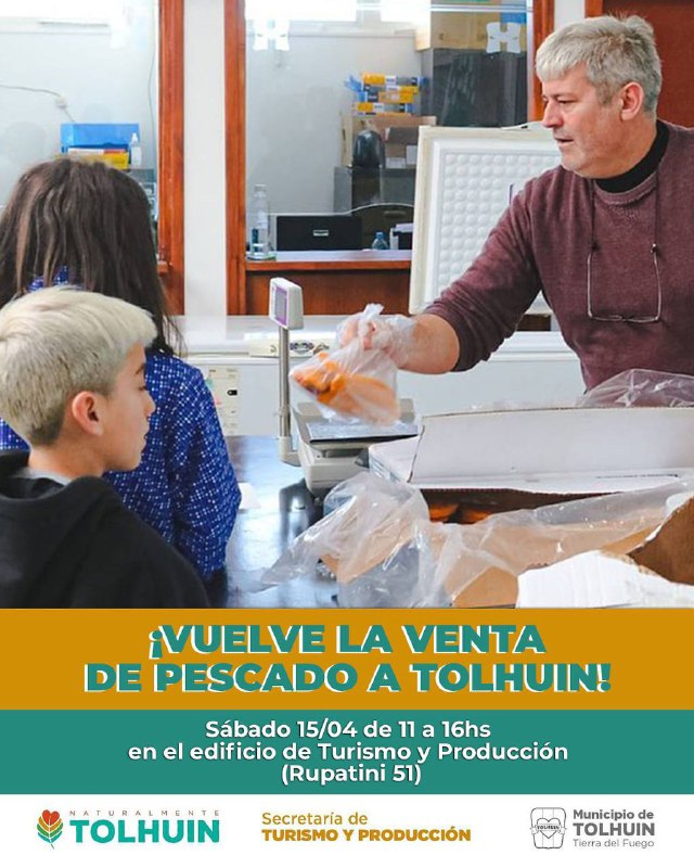 Tolhuin: continuidad a la iniciativa de poner a la venta de pescado