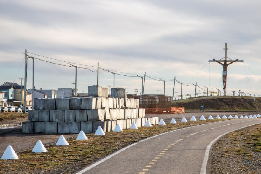 Comenzó la segunda etapa de la construcción del muro costero de Rio Grande