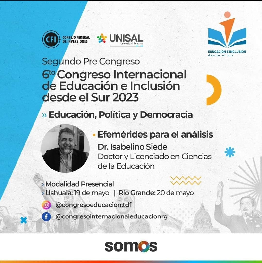 Segundo Pre congreso Internacional de Educación e Inclusión desde el Sur 2023