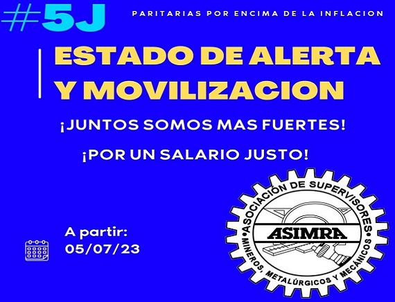 ASIMRA en estado de alerta y movilización