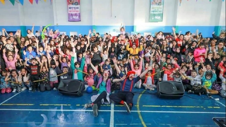 Por el ‘Día de las Infancias’, Gobierno realizó una kermés en la Casa del Deporte en Río Grande