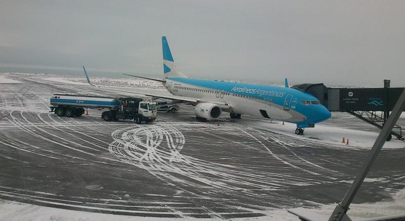El Aeropuerto de Ushuaia vuelve a operar luego del fuerte temporal