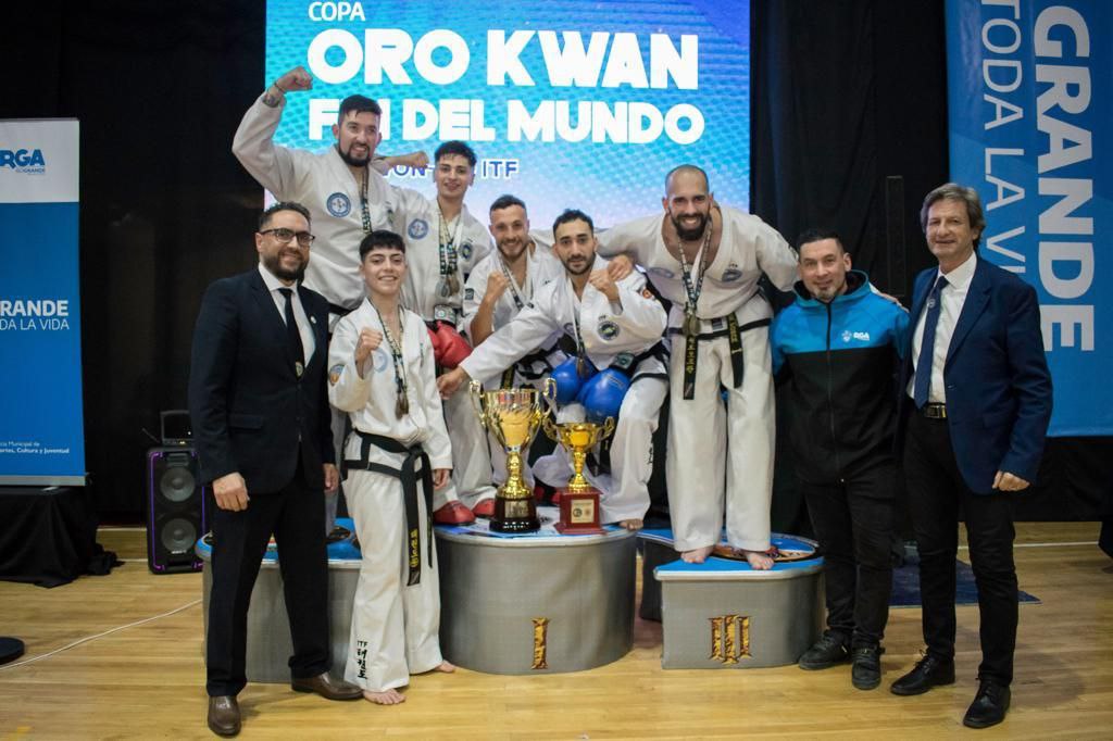 Exitosa primera edición de la Copa Oro Fin del Mundo de Taekwondo ITF