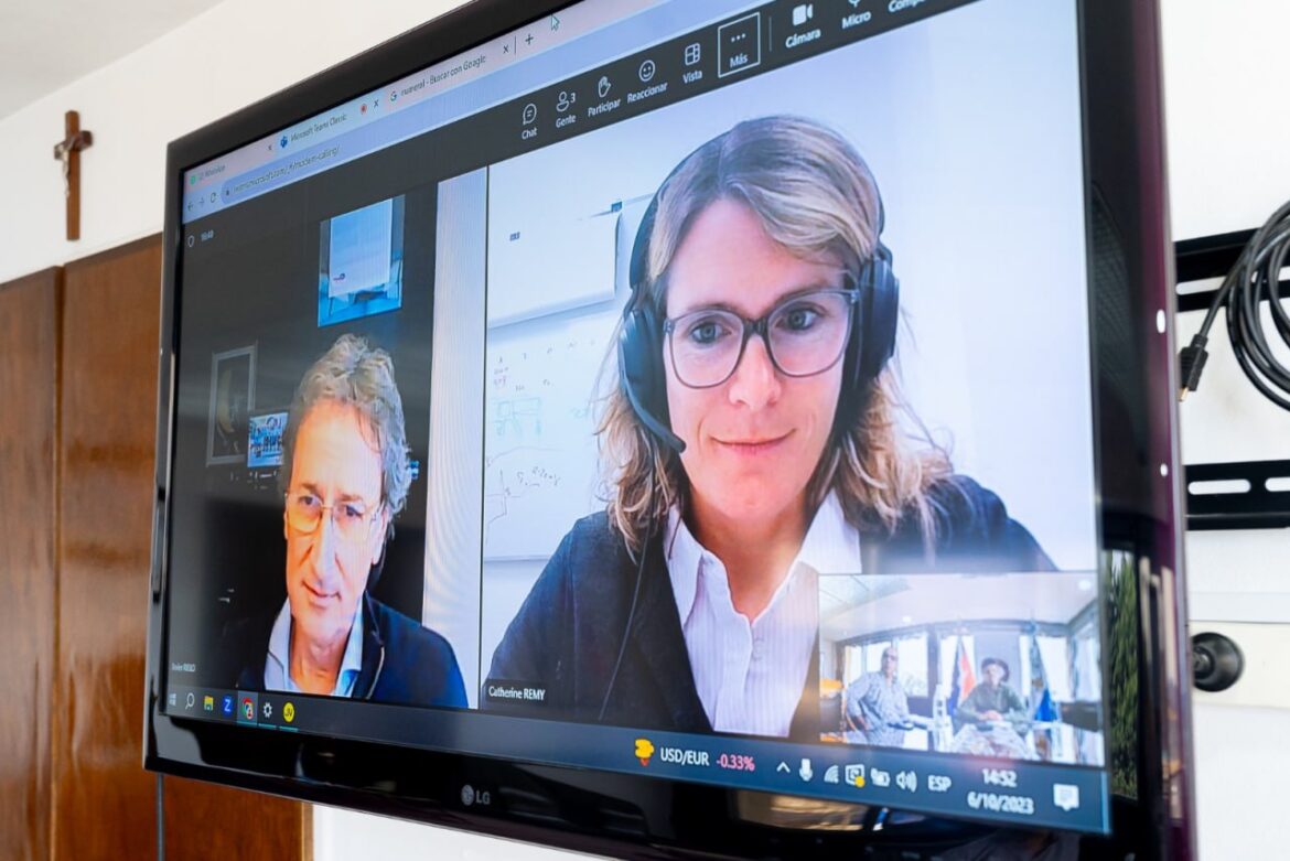 Melella mantuvo un encuentro con las nuevas autoridades de Total Energies en Argentina