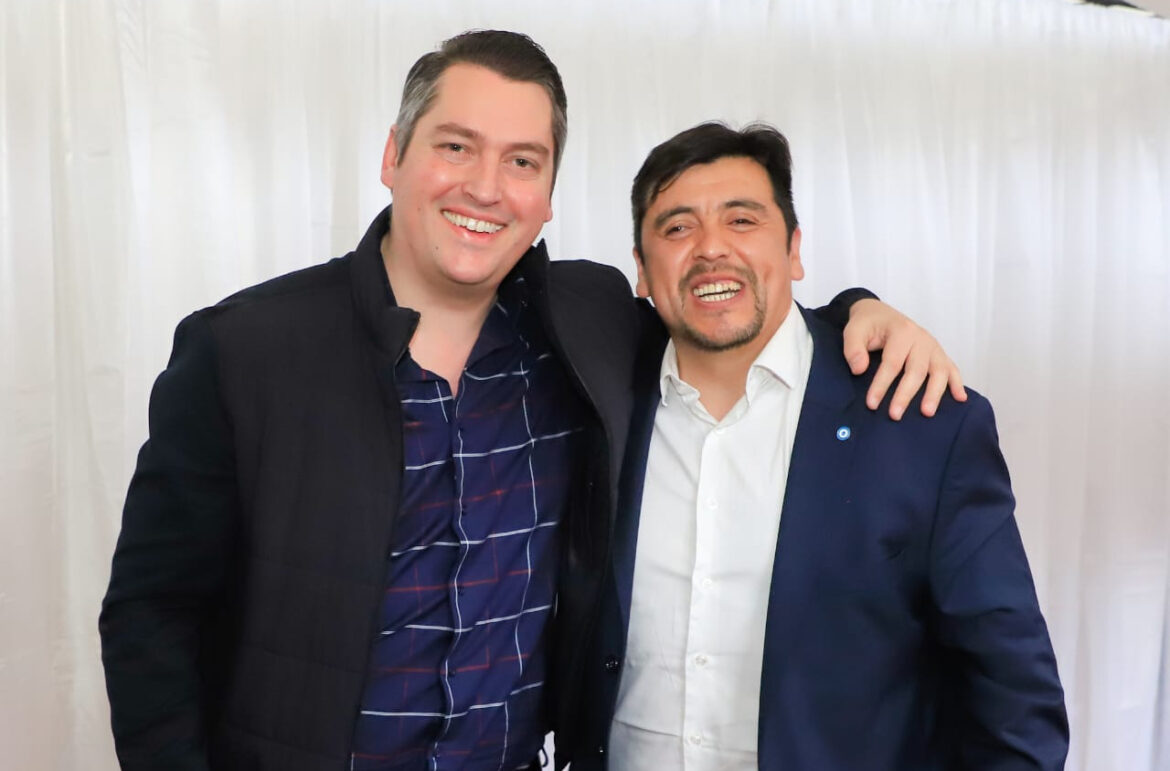 Perez acompañó al intendente Harrington en la asunción de su segundo mandato